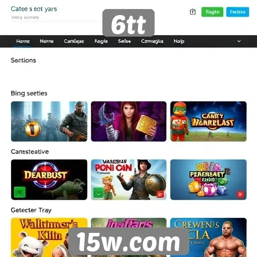 Análise da biblioteca de jogos do site 6tt